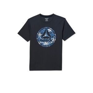 Reebok Mens Graphic Short Sleeve Tees - Size S/CH/P - Gray